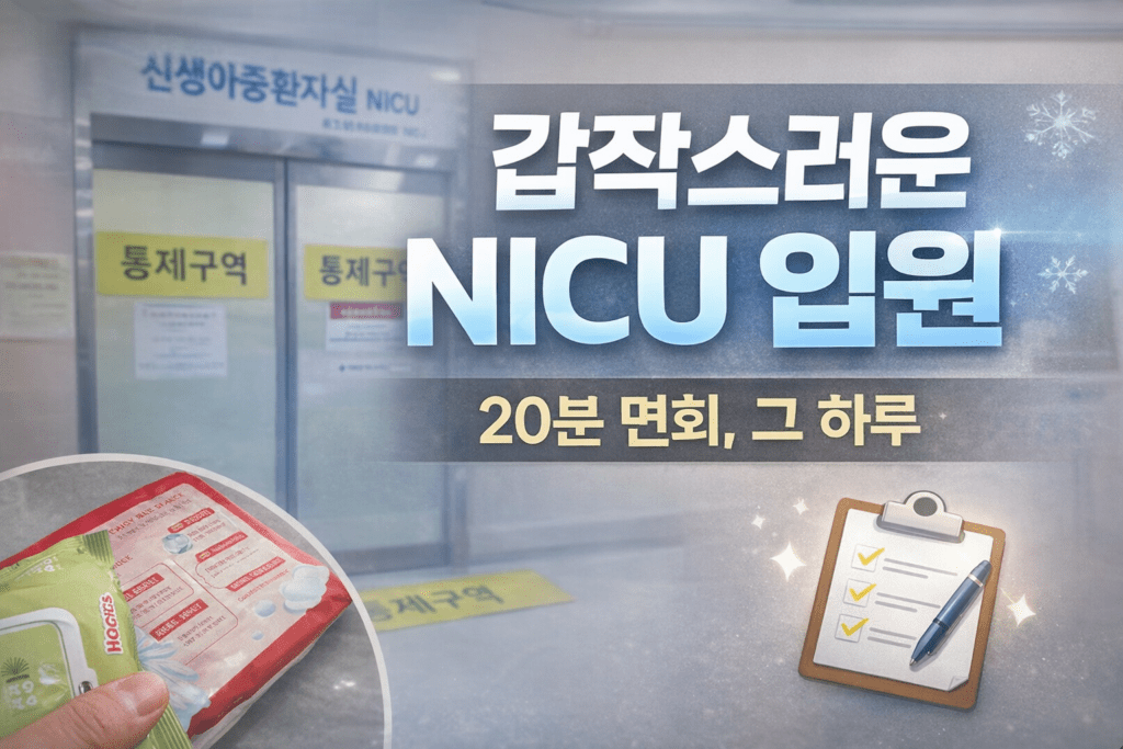 nicu 입원 후기 썸네일 이미지