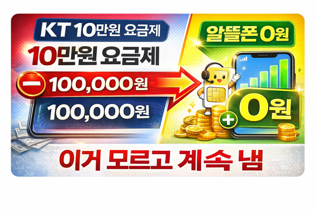 KT 16년 사용자가 알뜰폰으로 갈아탄 이유 | 번호이동 방법·유심 개통 실제 후기