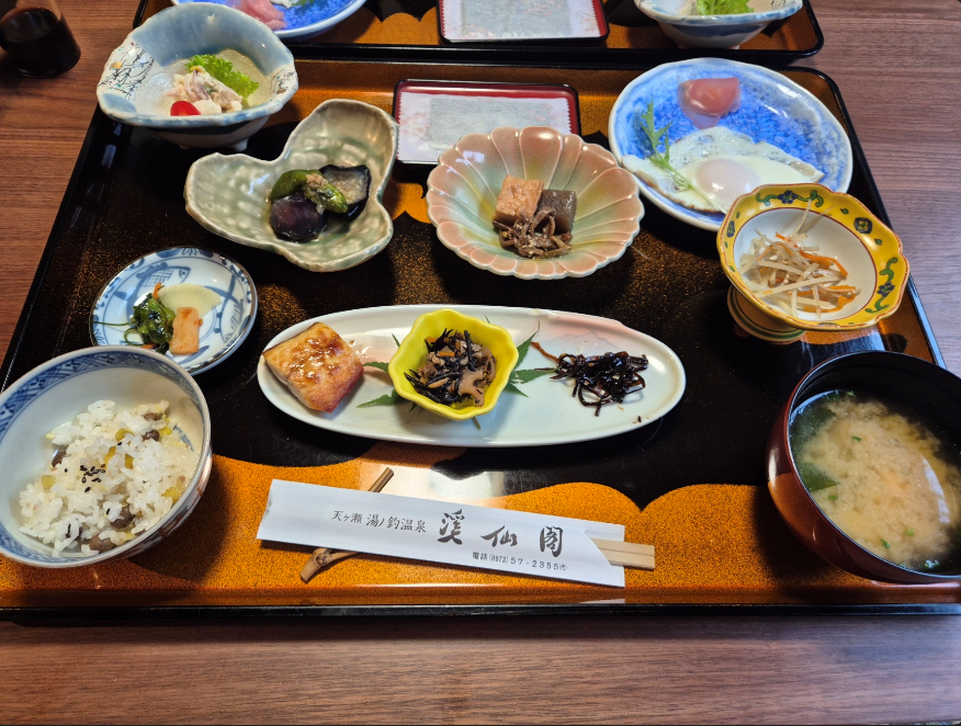 히타 료칸 케이센카쿠 저녁