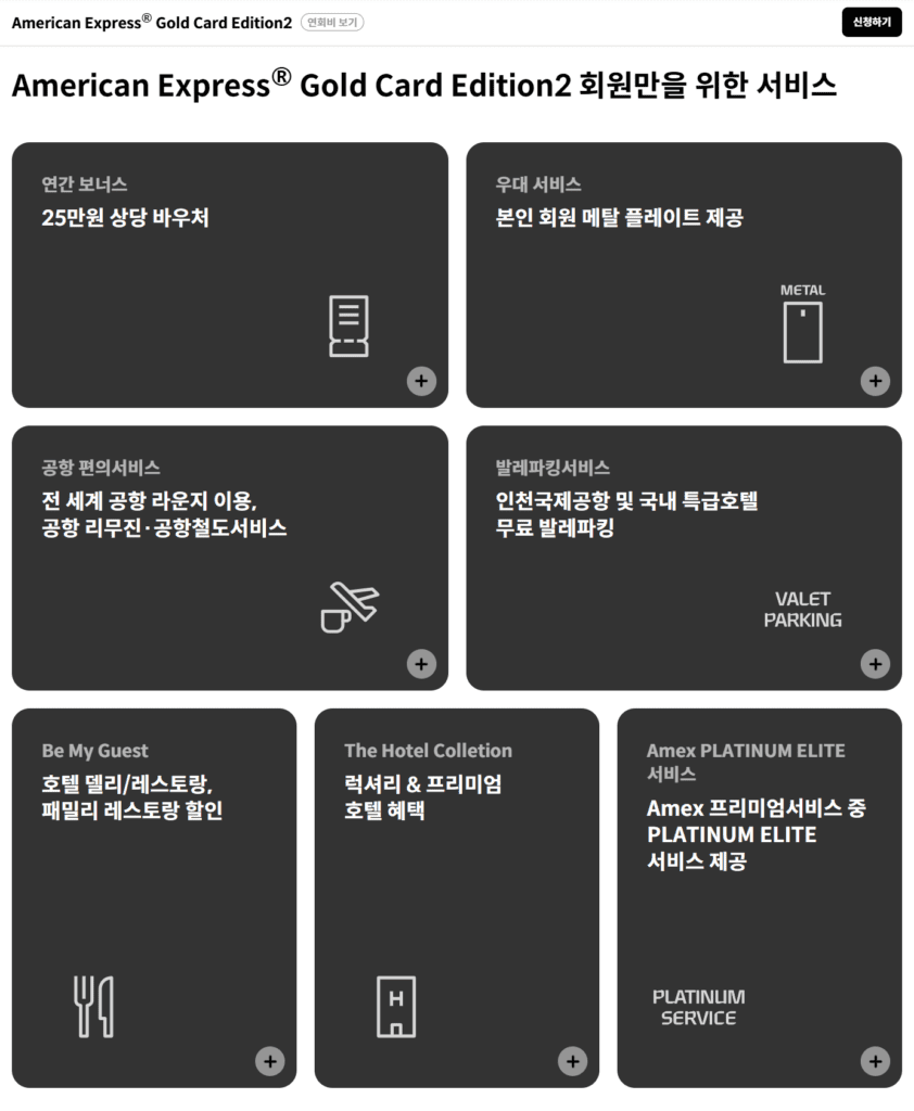 amex gold 바우처 정보